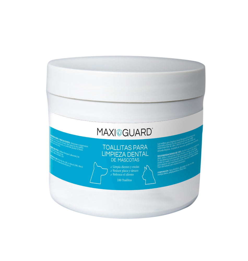 Toallitas Dentales para Perros y Gatos