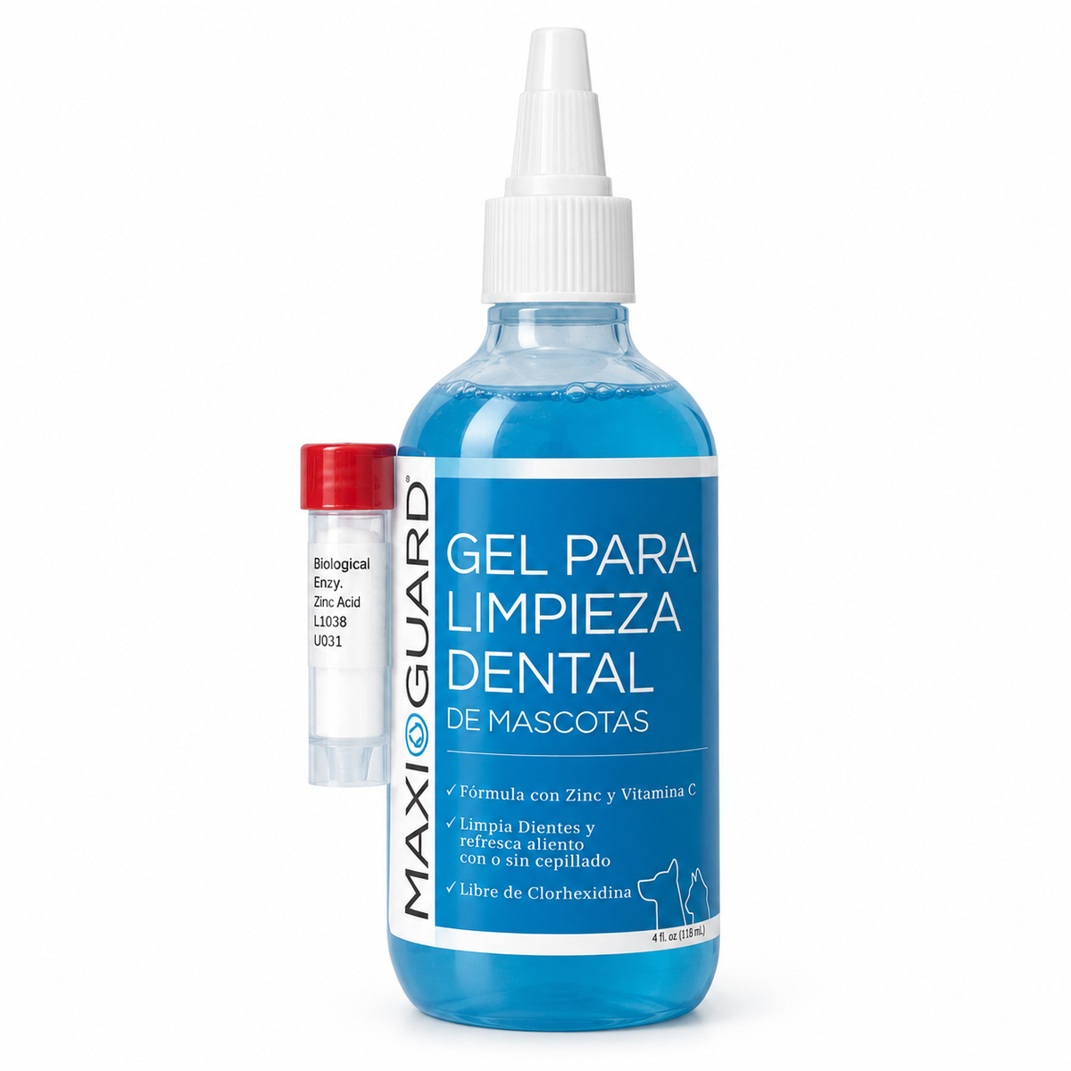 Gel de limpieza dental con Vitamina C (5 en 1) MaxiGuard 118 ml