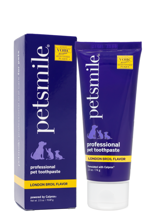 Pasta de dientes para mascotas profesional Petsmile sabor carne asada 70 g