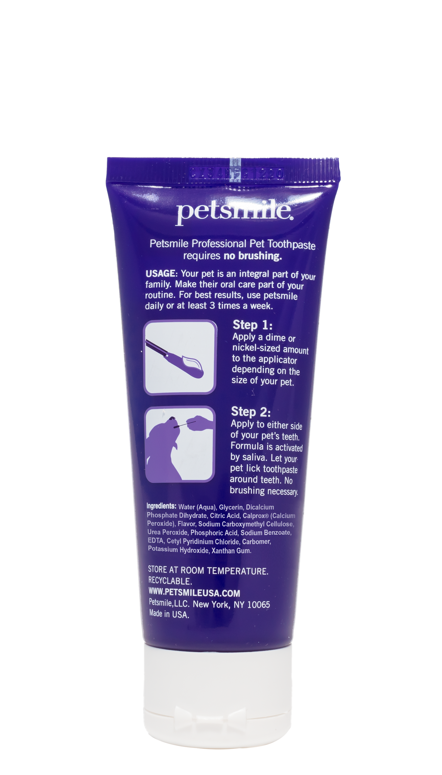 Pasta de dientes para mascotas profesional Petsmile sabor carne asada 70 g