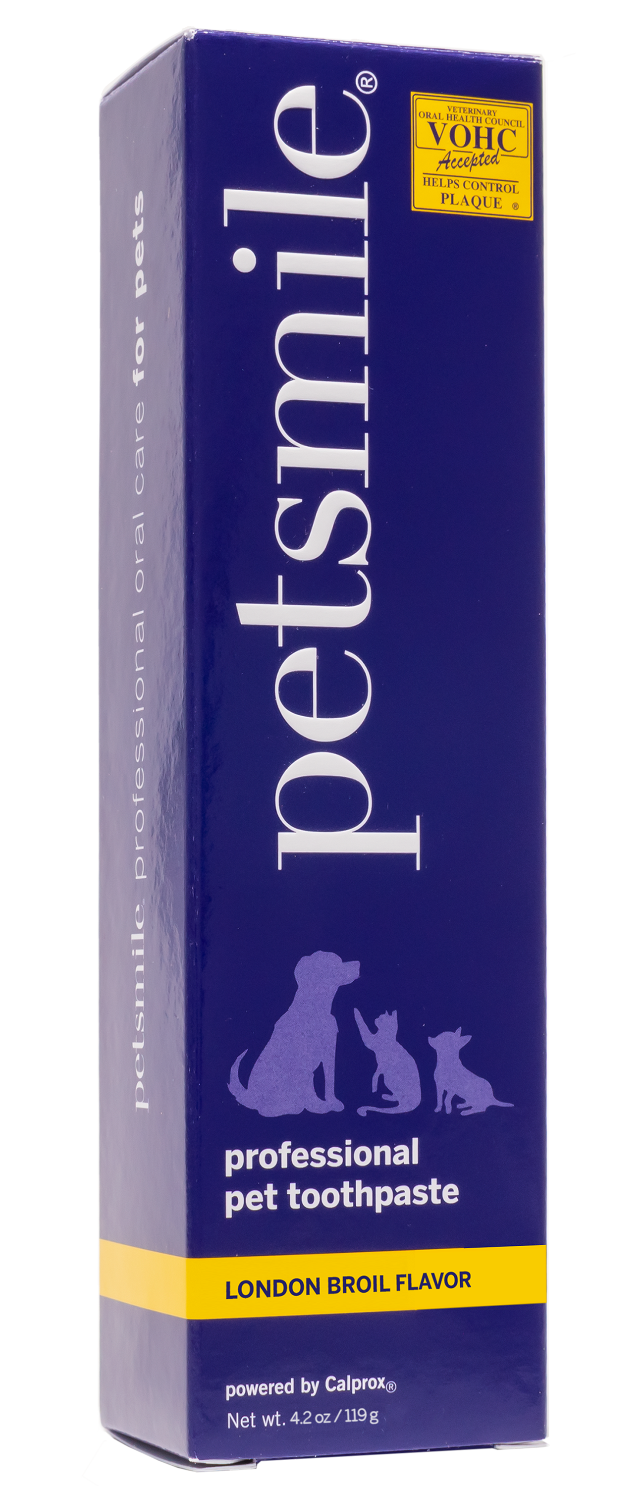 Formato + Conveniente! Pasta de dientes profesional para mascotas Petsmile sabor carne asada 119 g