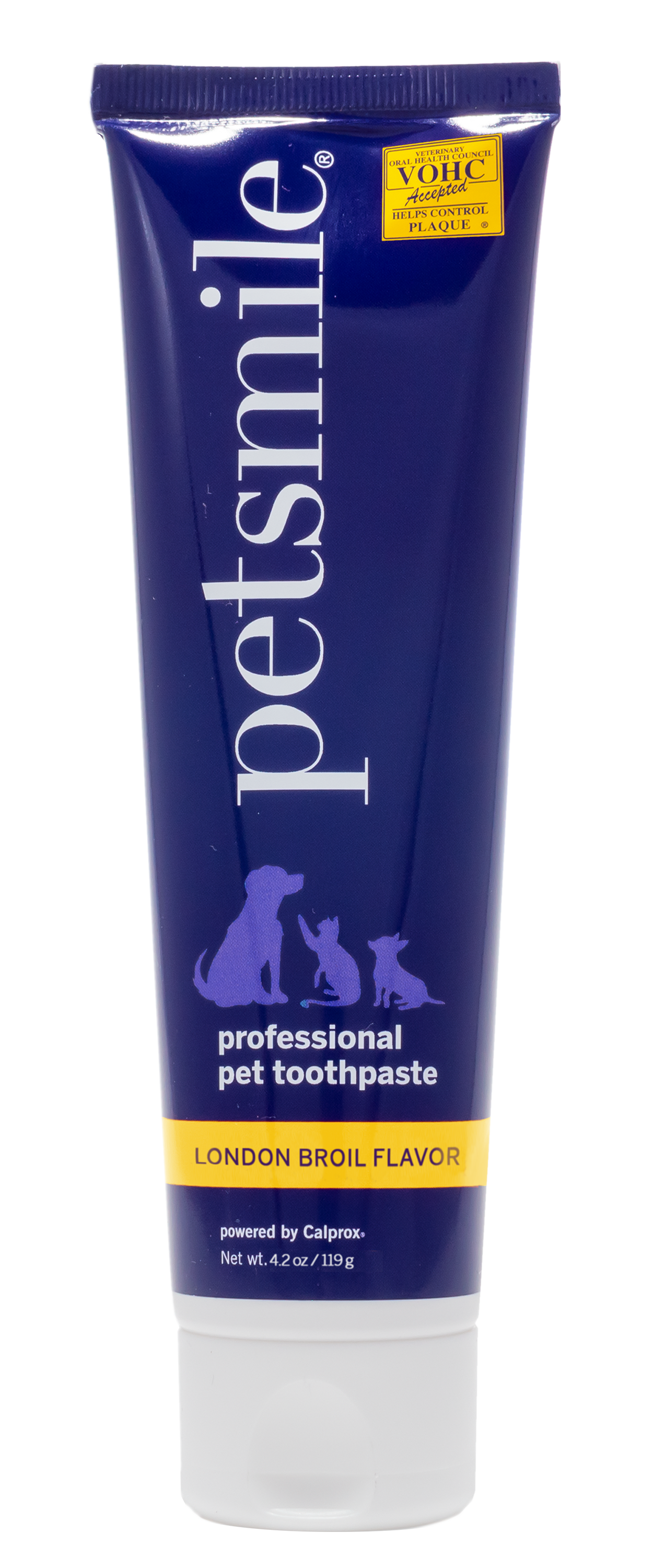 Formato + Conveniente! Pasta de dientes profesional para mascotas Petsmile sabor carne asada 119 g