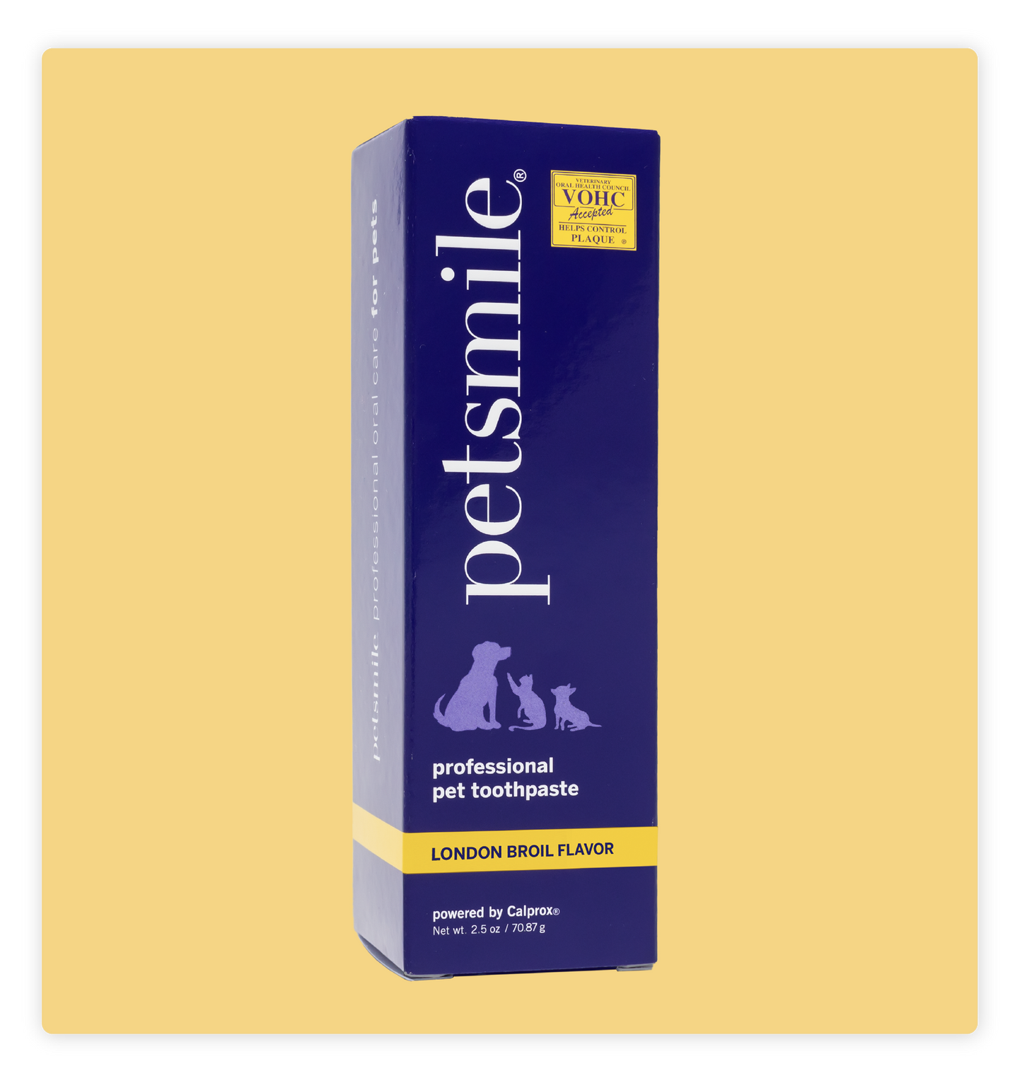 Pasta de dientes para mascotas profesional Petsmile sabor carne asada 74 g