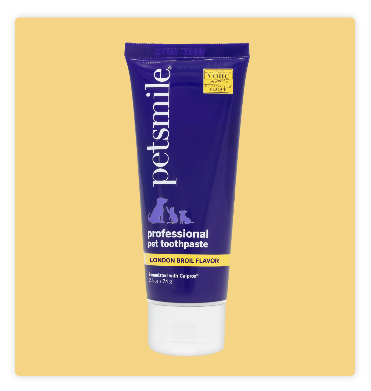 Pasta de dientes para mascotas profesional Petsmile sabor carne asada 74 g