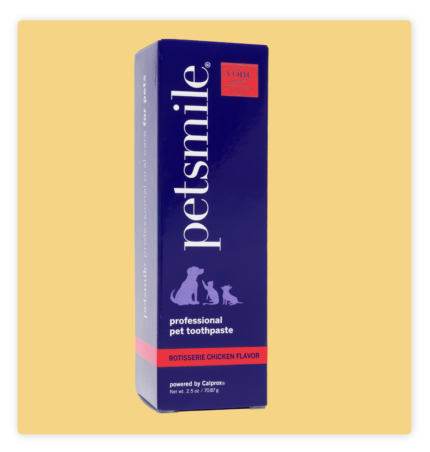 Pasta de dientes para mascotas profesional Petsmile sabor pollo asado 74 g