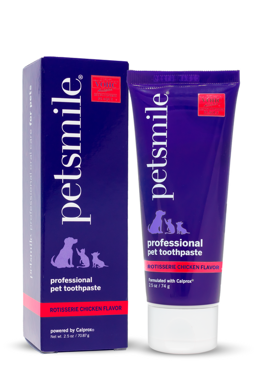 Pasta de dientes para mascotas profesional Petsmile sabor pollo asado 74 g